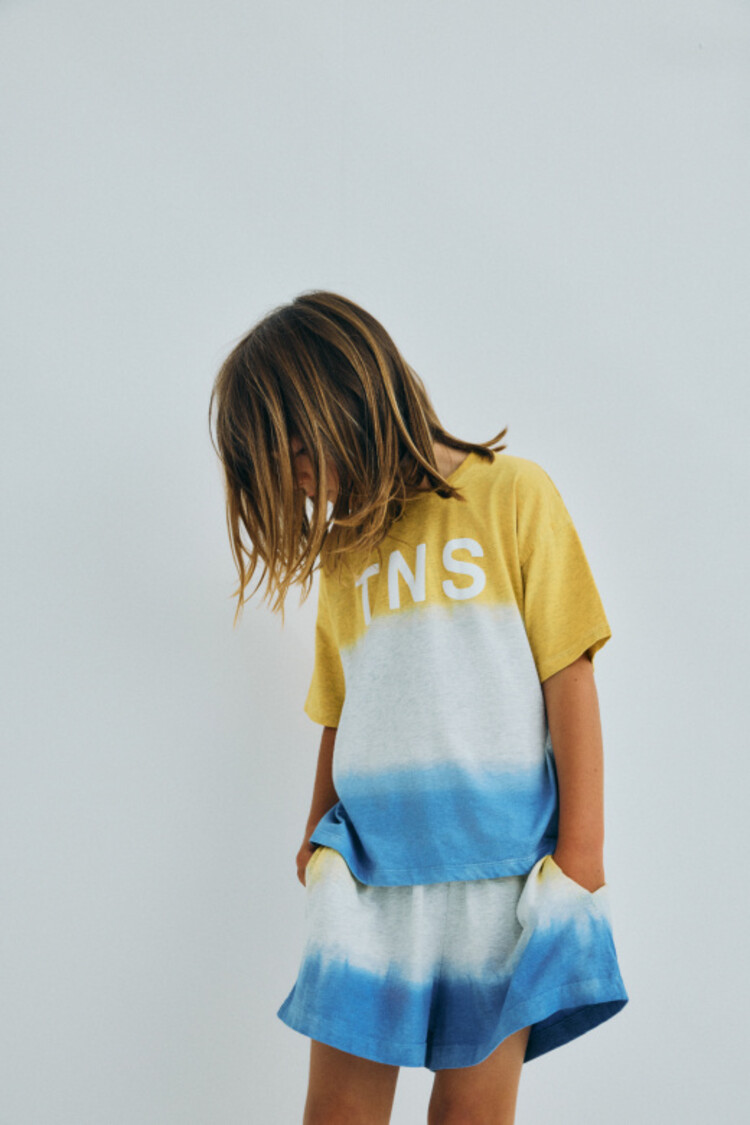 The New Society Tie Dye T-Shirt - Mimosa Yellow