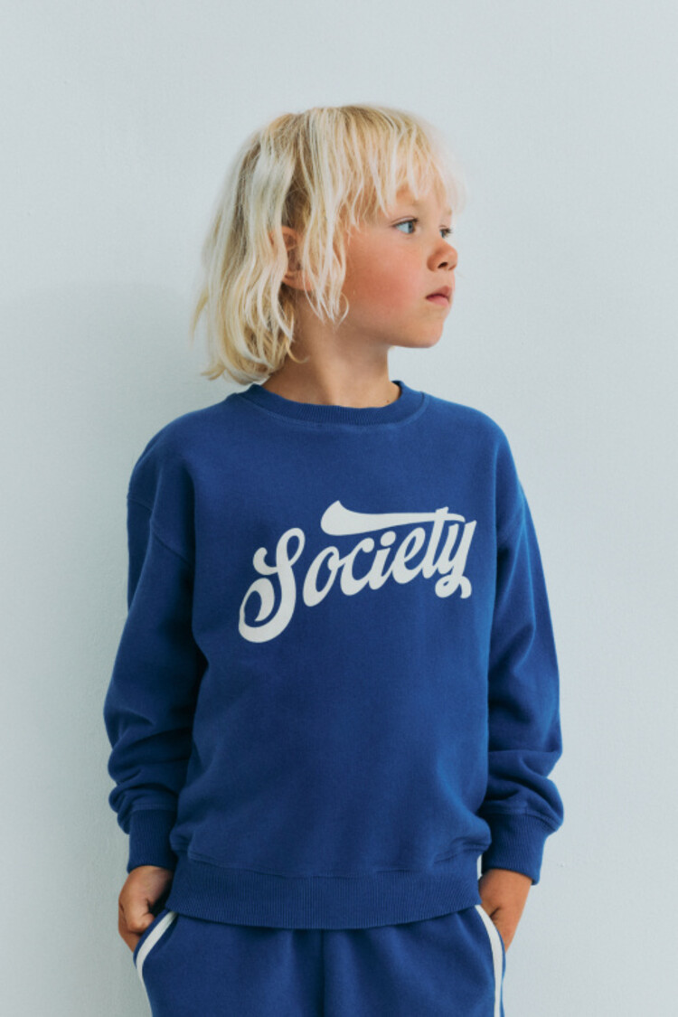 The New Society Tilo Sweatshirt - Deep Sea Blue