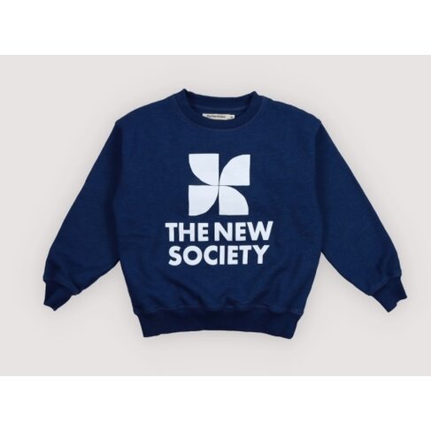 The New Society TNS Logo Sweatshirt - Indigo Denim