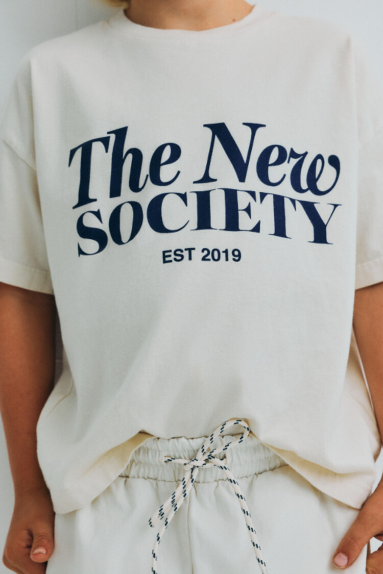 The New Society Bonsai T-Shirt - Ecru