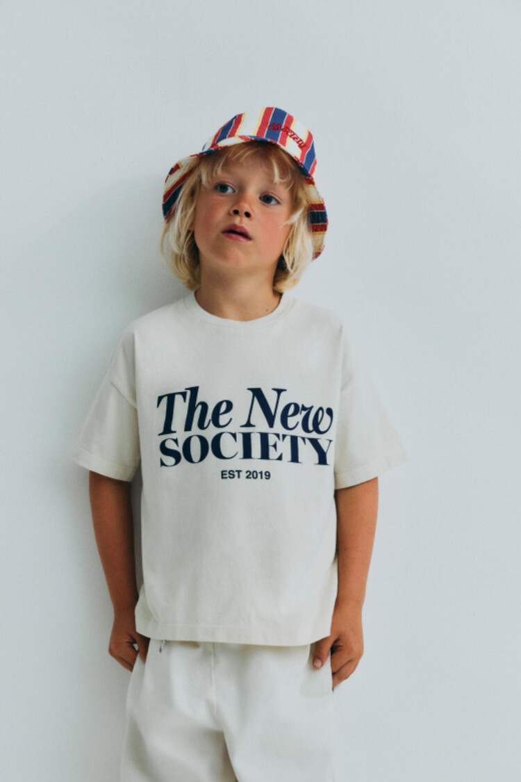 The New Society Bonsai T-Shirt - Ecru