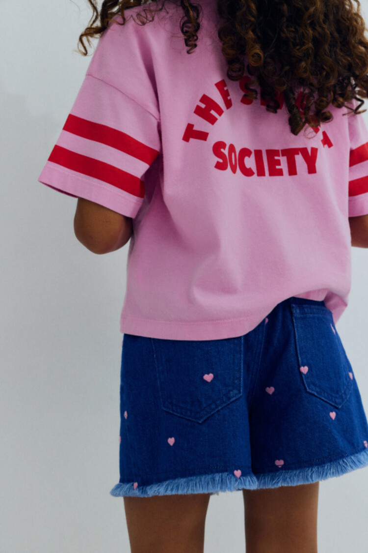 The New Society Canna T-Shirt - Pink Lavander