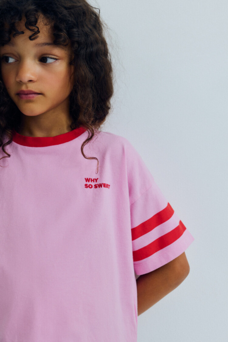 The New Society Canna T-Shirt - Pink Lavander