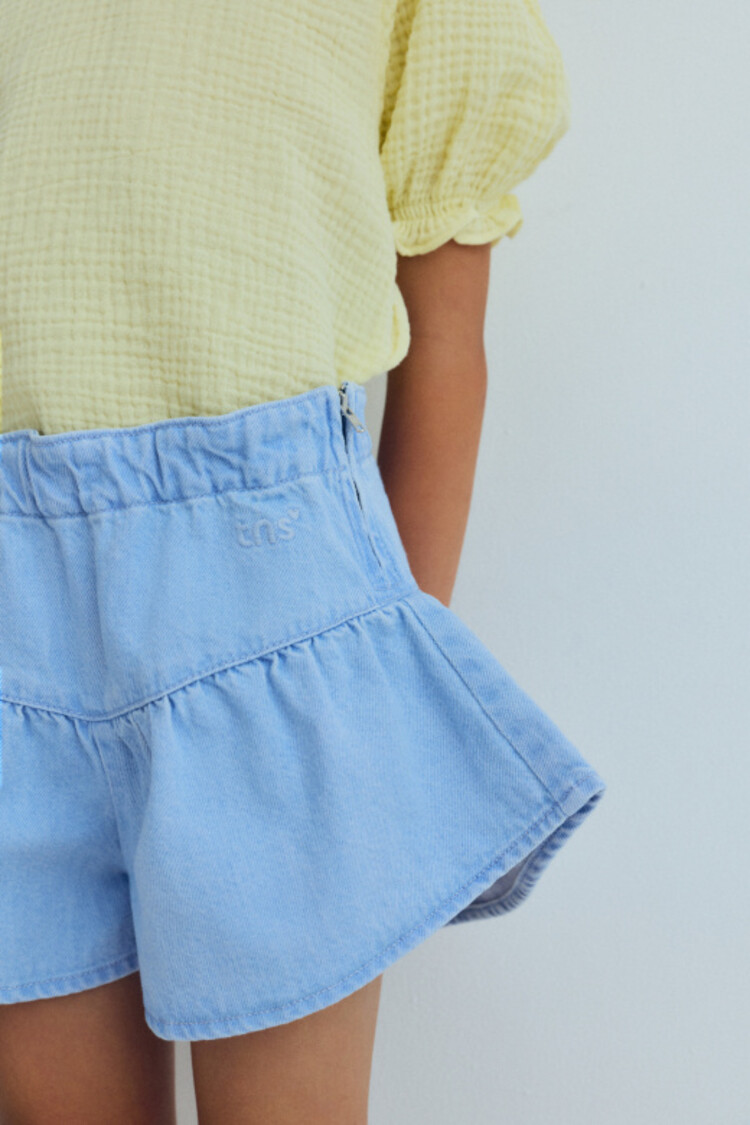 The New Society Bellis Short - Light Denim
