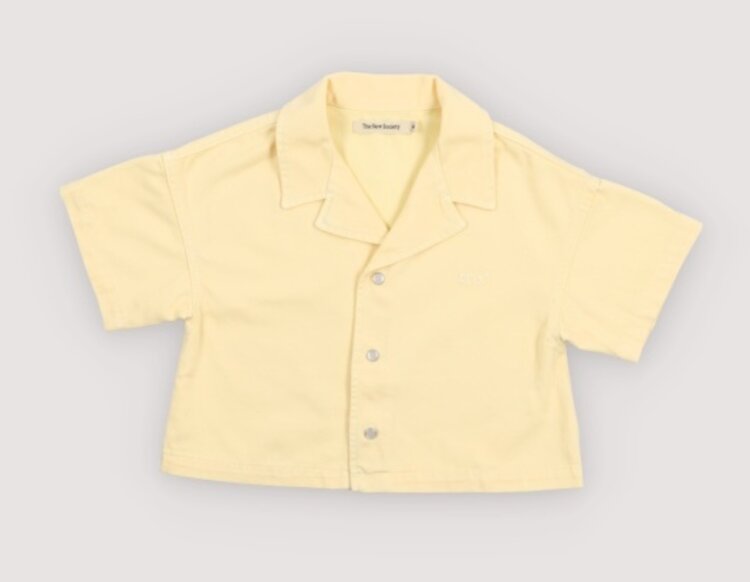 The New Society Bellis Shirt - Soft Lemon