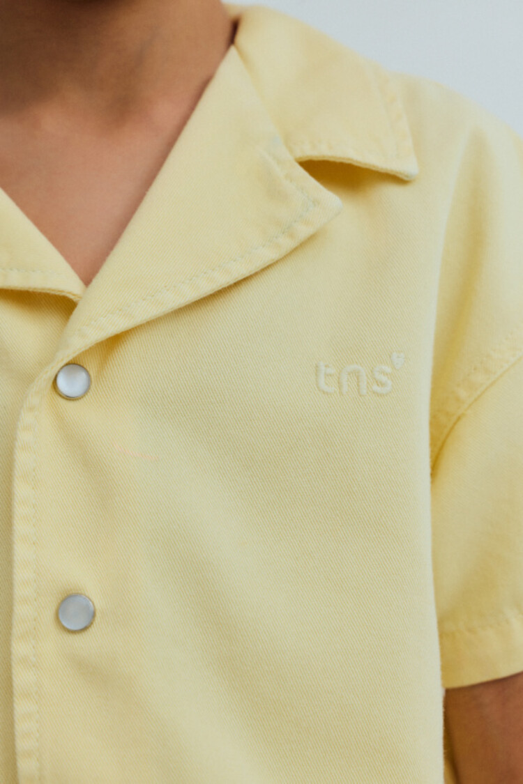 The New Society Bellis Shirt - Soft Lemon