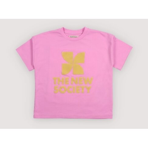 The New Society TNS Logo T-Shirt - Pink Lavander
