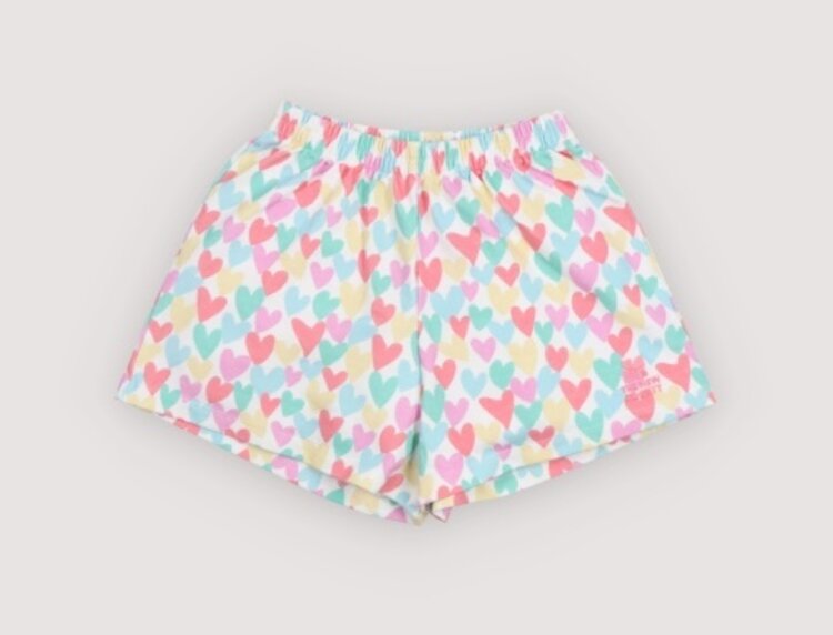The New Society Anis Short - Hearts Print