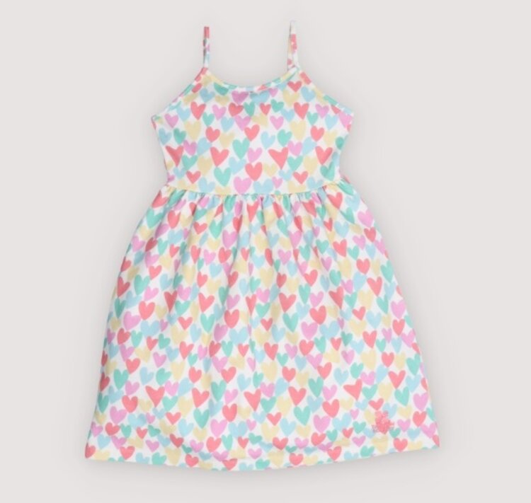 The New Society Anis Dress - Hearts Print