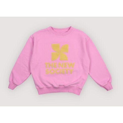 The New Society TNS Logo Sweatshirt - Pink Lavander