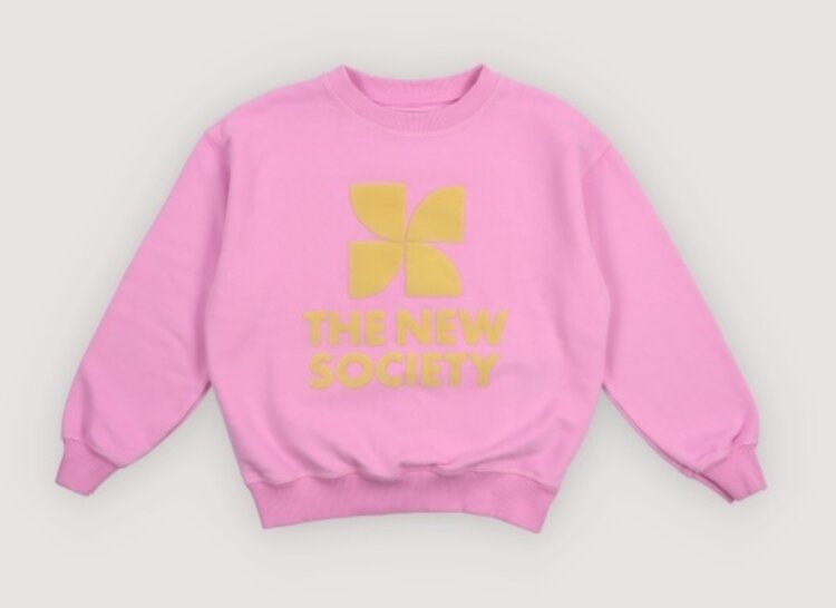 The New Society TNS Logo Sweatshirt - Pink Lavander
