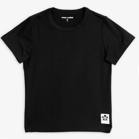 Mini Rodini Basic ss tee - Black