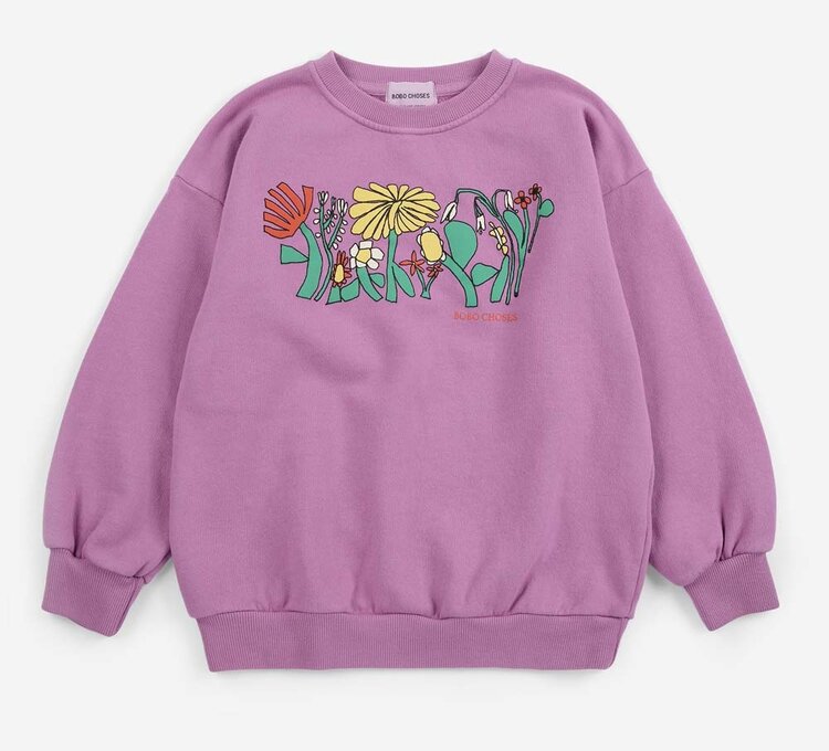 Bobo Choses Color Herbalist sweatshirt - Lilac