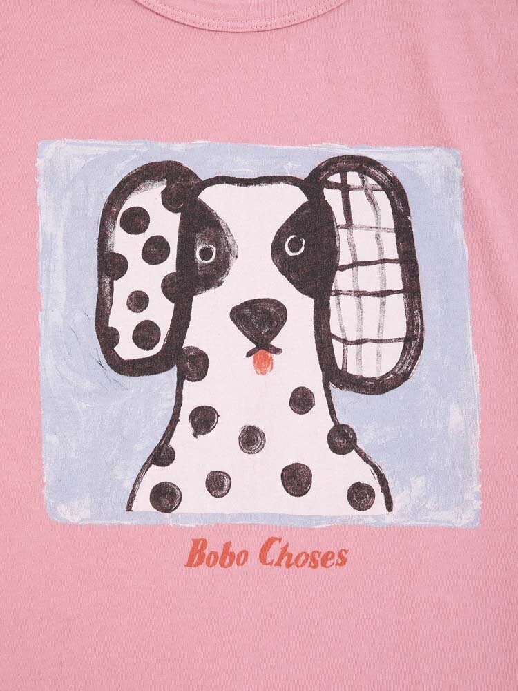 Bobo Choses Van Dog T-shirt - Pink