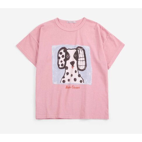 Bobo Choses Van Dog T-shirt - Pink