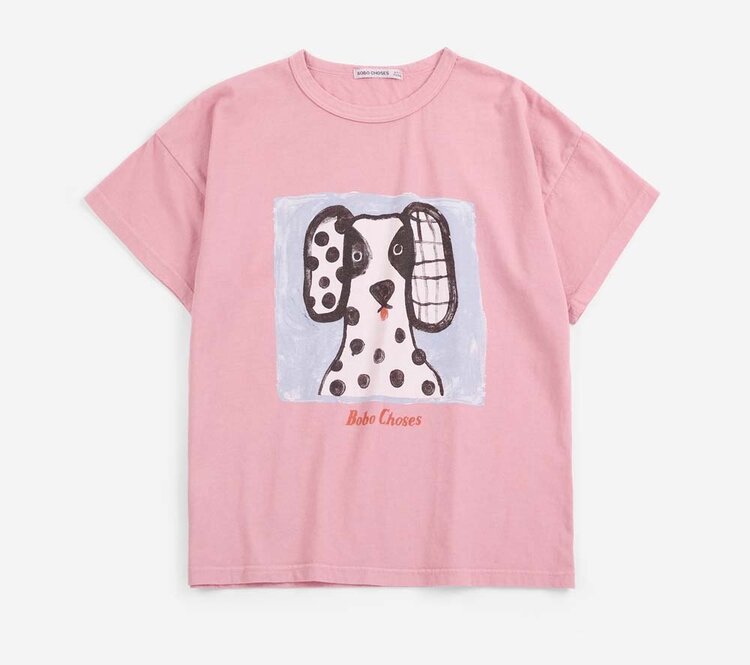 Bobo Choses Van Dog T-shirt - Pink