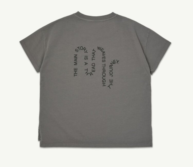 Main Story UK Oversized Tee - Plum Kitten Jersey