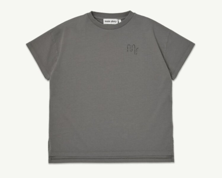 Main Story UK Oversized Tee - Plum Kitten Jersey