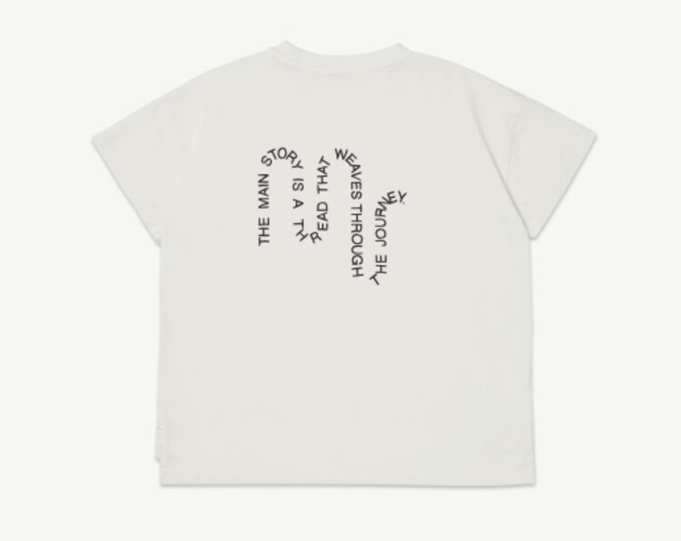 Main Story UK Oversized Tee - Blanc Jersey