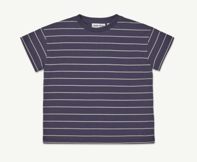Main Story UK Loose Tee - Peacoat Stripe Jersey