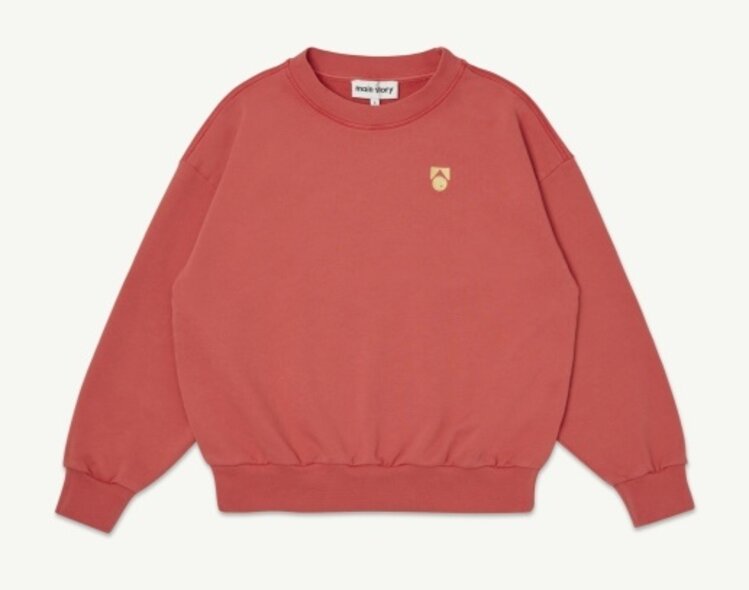 Main Story UK Bubble Sweatshirt - Cranberry Fleece