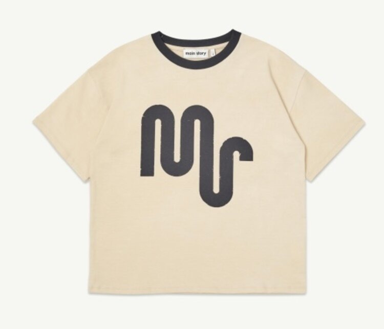 Main Story UK Long Tee - Bleached Sand Jersey