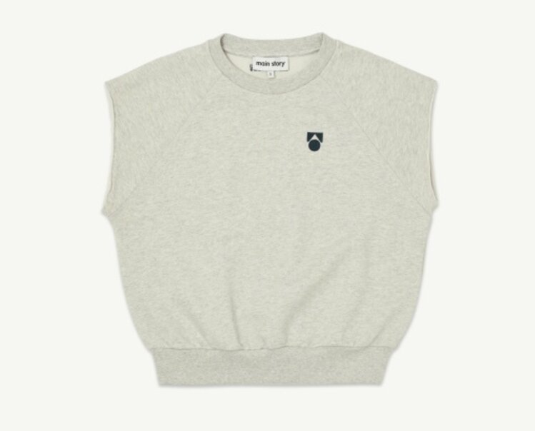 Main Story UK Tank - Ecru Melange Fleece