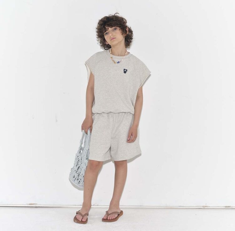 Main Story UK Baggy Short - Ecru Melange Fleece