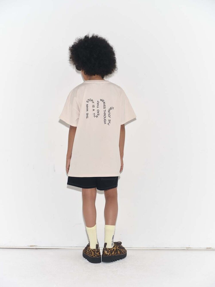 Main Story UK Oversized Tee - Blanc Jersey