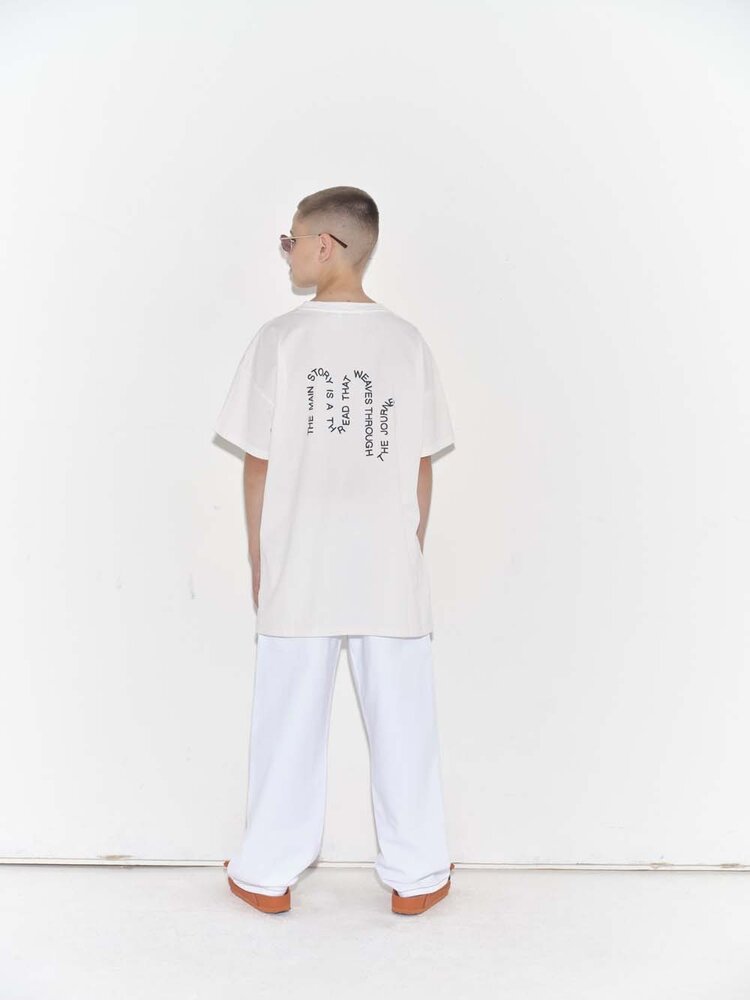 Main Story UK Oversized Tee - Blanc Jersey