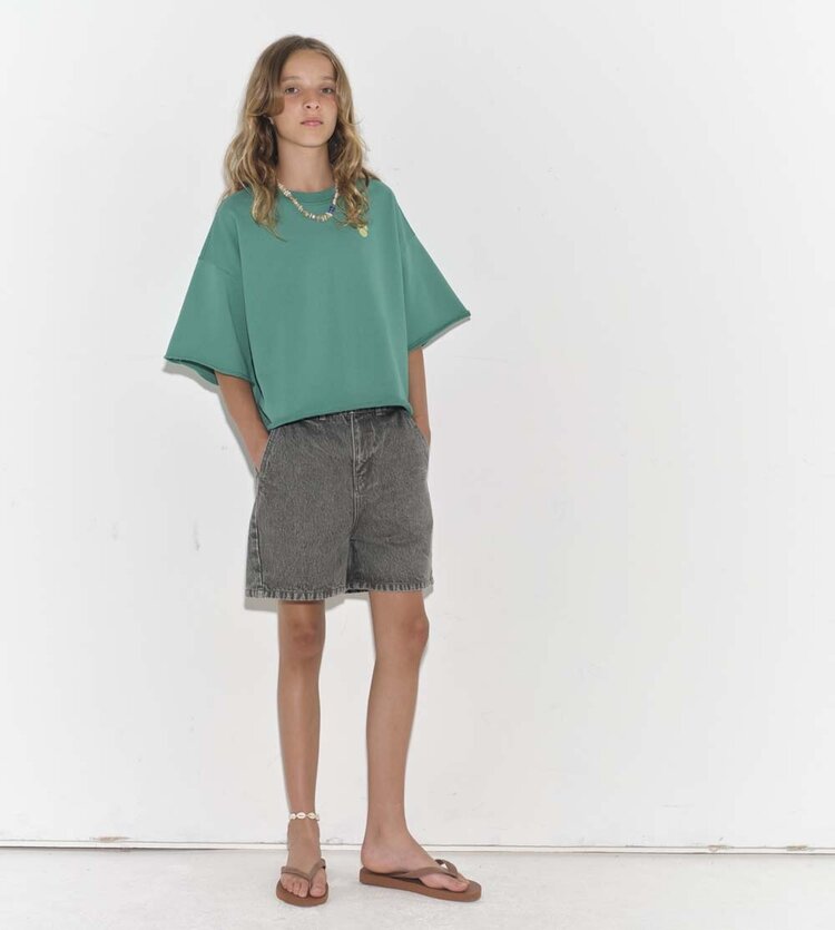 Main Story UK Sweat Top - Bottle Green Fleece