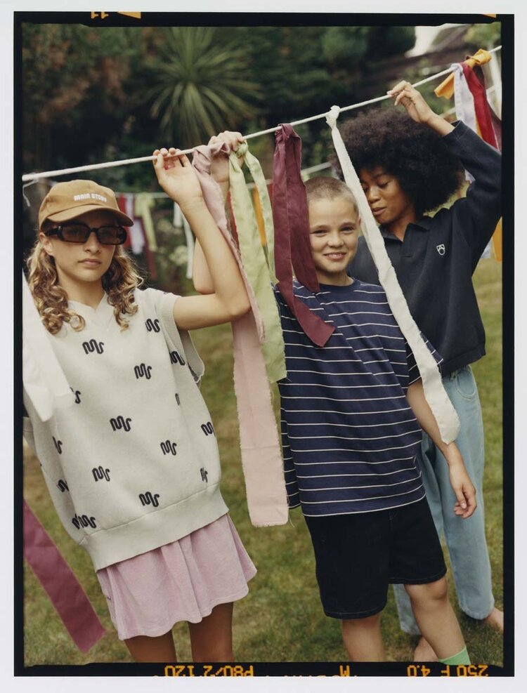 Main Story UK Loose Tee - Peacoat Stripe Jersey