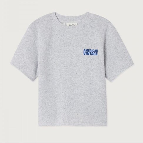 American Vintage EVONA Sweats - Gris Clair Chine