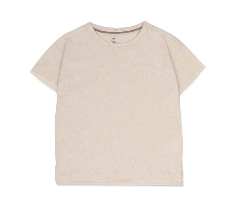 Phil & Phae Oversized tee s/s linen blend - natural