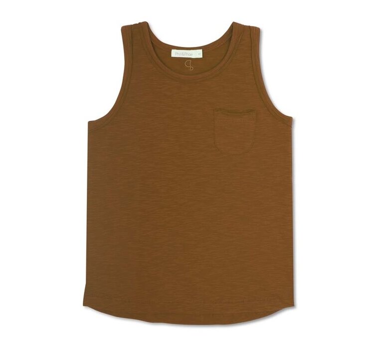 Phil & Phae Pocket tank top - Vintage gold