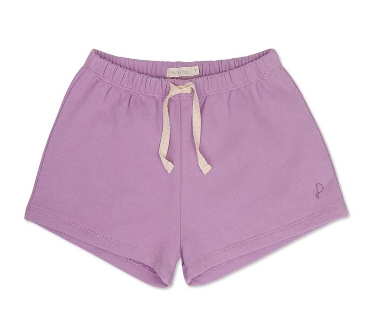 Phil & Phae Sweat beach shorts - bright lilac