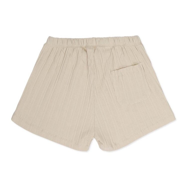 Phil & Phae Multi-rib beach shorts - creamy oat