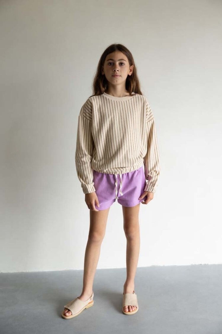 Phil & Phae Summer sweater stripes - vintage gold stripes