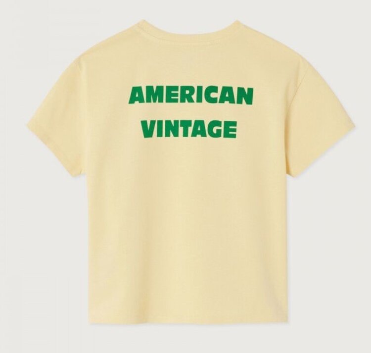 American Vintage FIZVALLEY t-shirt -  Creme Anglaise Vintage