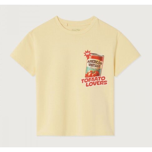 American Vintage FIZVALLEY t-shirt -  Creme Anglaise Vintage