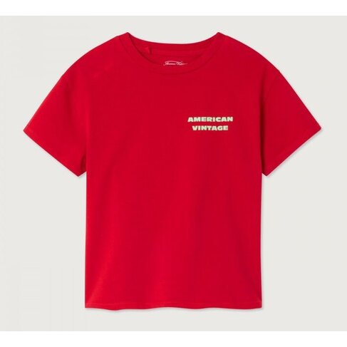 American Vintage FIZVALLEY t-shirt - Rubis Vintage