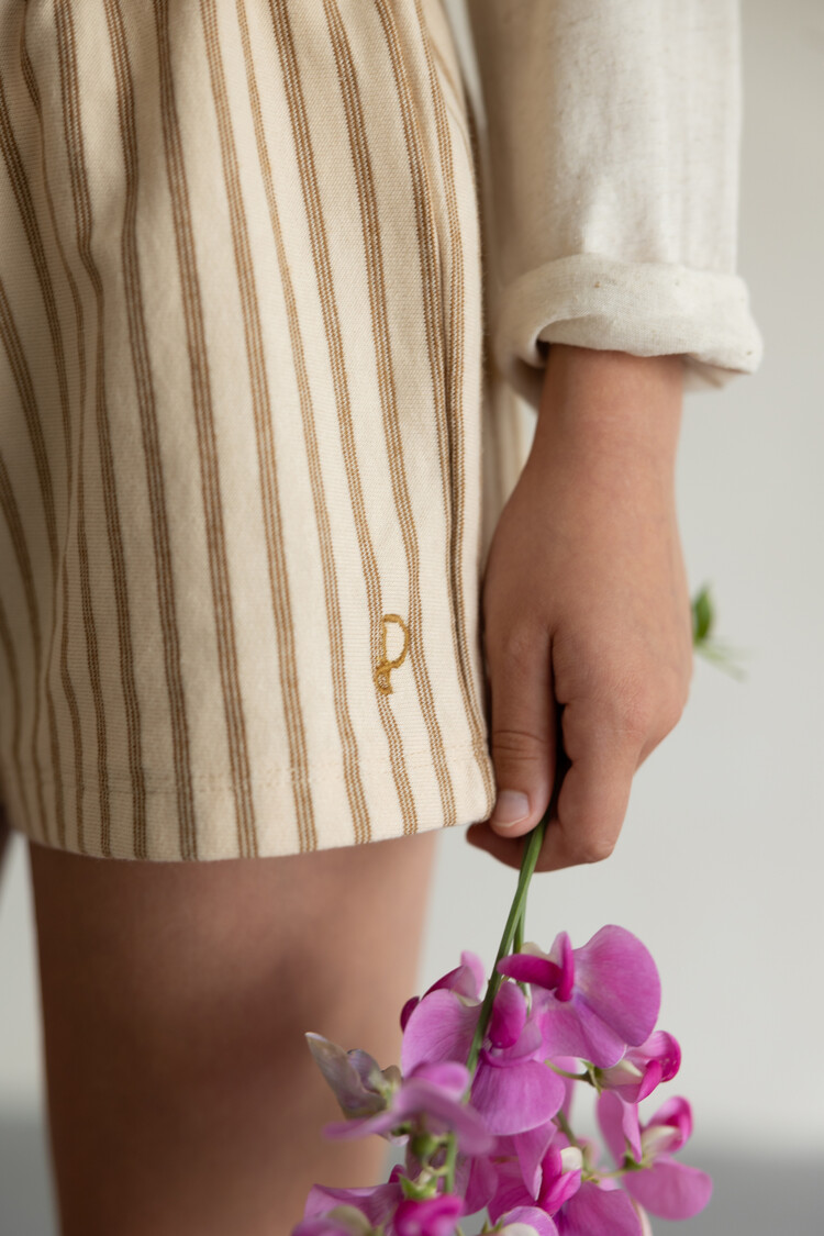 Phil & Phae Beach shorts stripes - vintage gold stripes