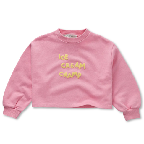 Sproet & Sprout Boxy Batman Sleeve Ice Cream - Podium Pink