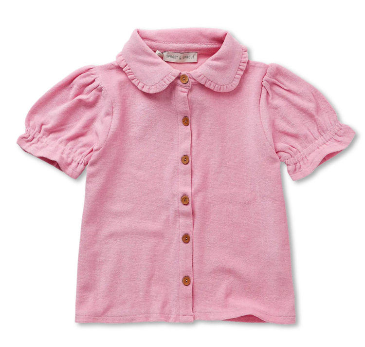 Sproet & Sprout Ruffle Blouse - Podium Pink