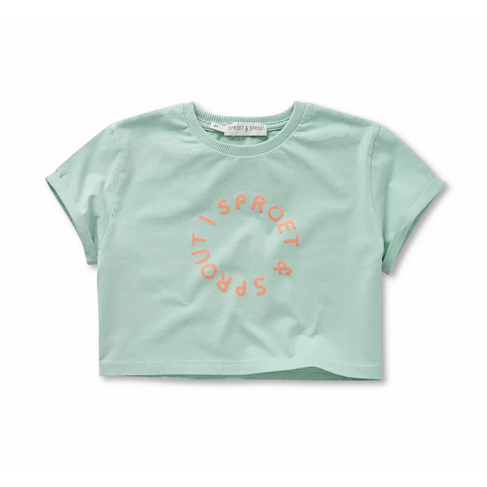 Sproet & Sprout Boxy T-shirt Sproet - Silt Green