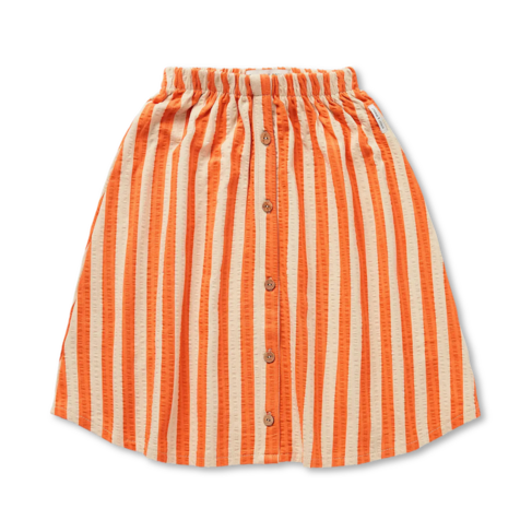 Sproet & Sprout Midi Skirt Stripes - Sesame