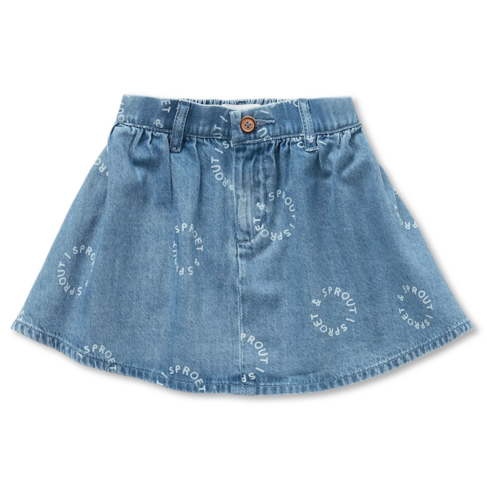 Sproet & Sprout Denim Skirt - Denim Blue