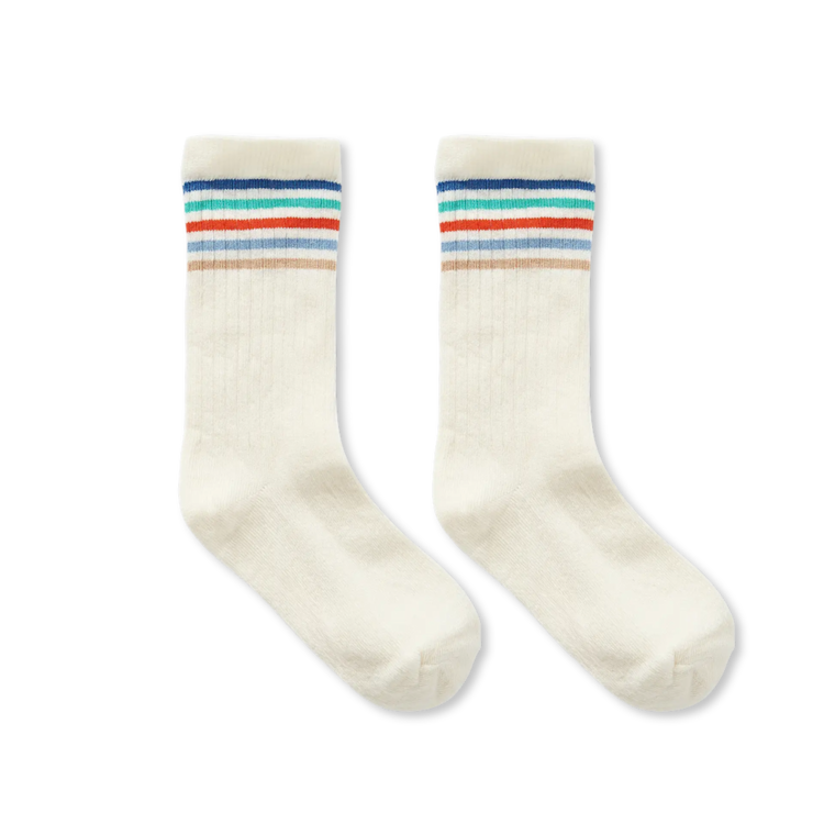 Sproet & Sprout Sport Socks Blue - Off White
