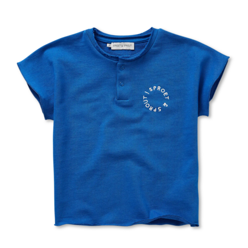Sproet & Sprout Sweat Top Grandad - Sports Blue