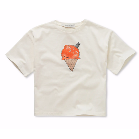 Sproet & Sprout Ice Cream T-shirt - Off White